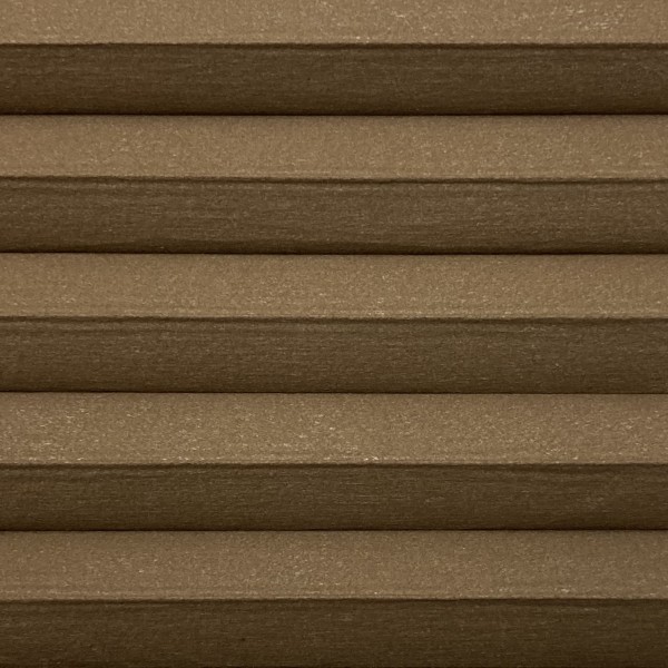 Honeycomb pleated blind 100% blackout Soft Brown