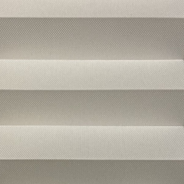 Pleated blind Samba White