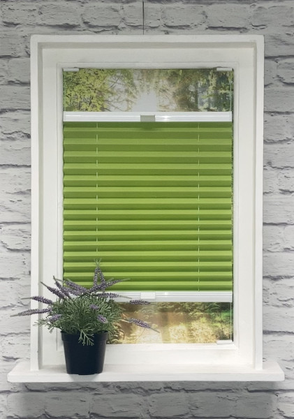 Pleated blind Samba Green