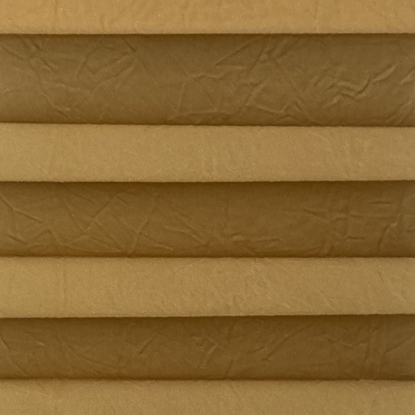 Pleated blind Crush-Light honey