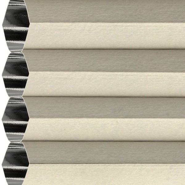 Honeycomb pleated blind 100% blackout Soft Light mocha