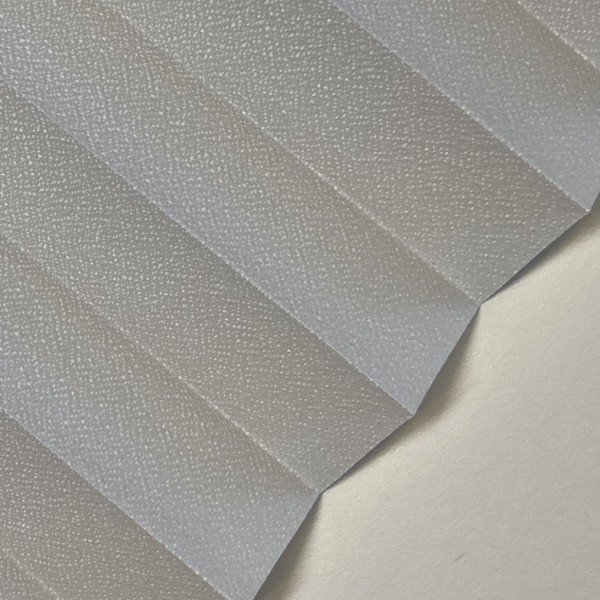 15mm Slim pleated blind Kyoto Perl Platinum