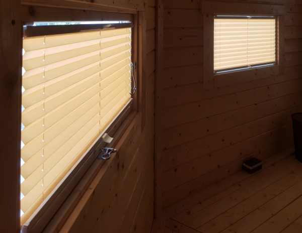 Pleated blind Samba Orange