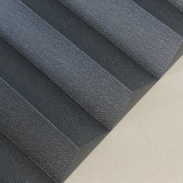 Pleated blind Kyoto Perl dark gray