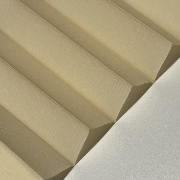 Pleated blind Crush-Light Beige