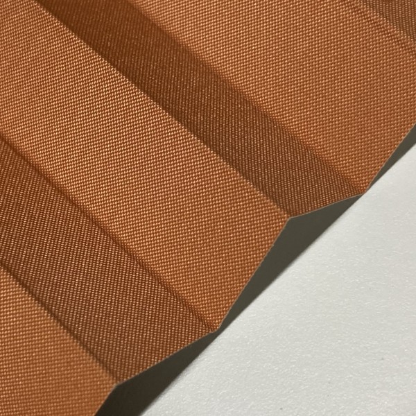 Pleated blind Sunset Blackout Orange