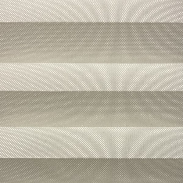 Pleated blind Samba smoke-white
