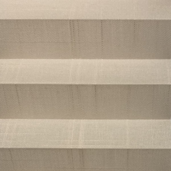 Pleated blind Waltz transparent cream