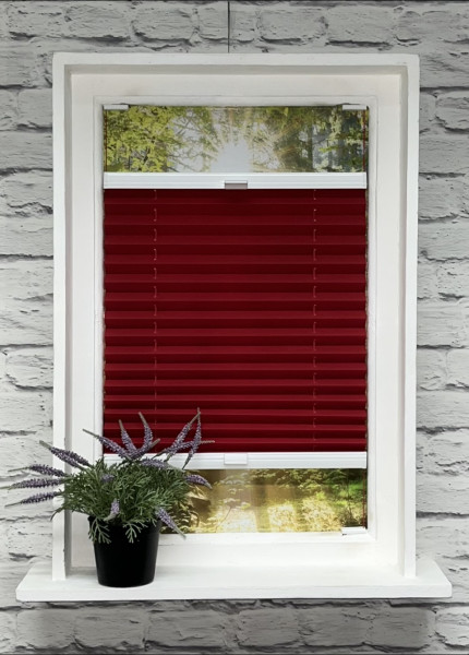 Pleated blind Sina Red