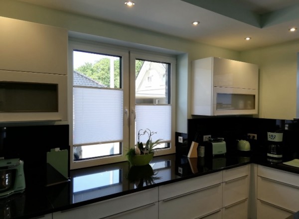 Pleated blind Kyoto Perl White