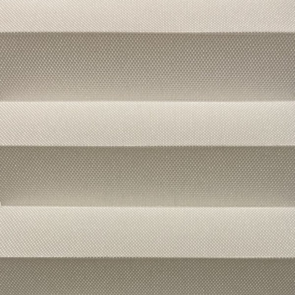 Pleated blind Samba pearl white