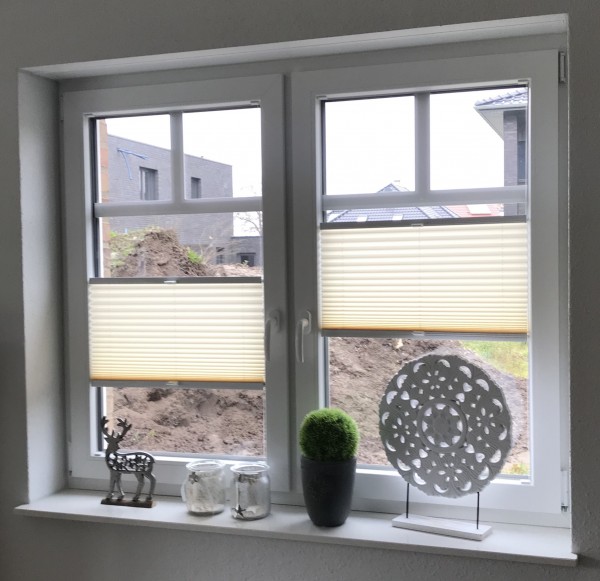 Pleated blind Kyoto Perl light beige