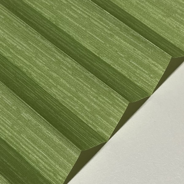 Pleated blind Madagascar Pearl Green