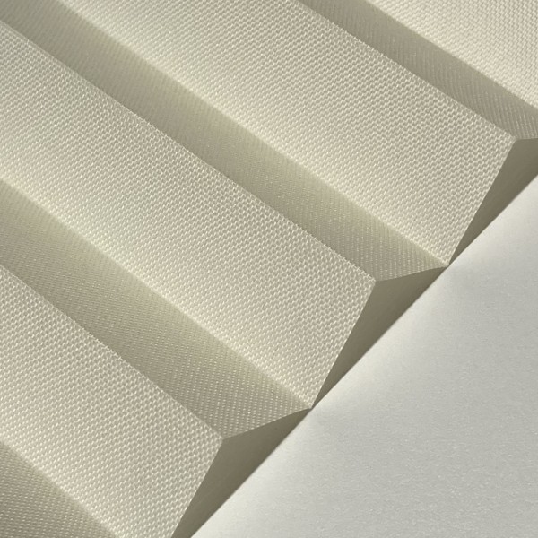 Pleated blind Samba Pearl Cream