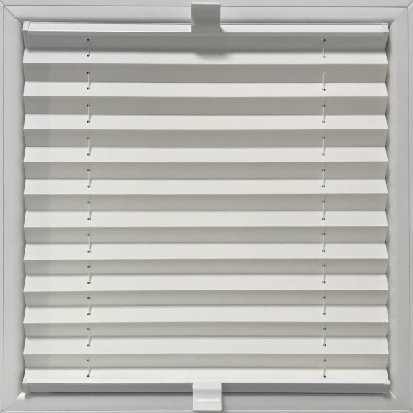 Pleated blind Samba pearl white