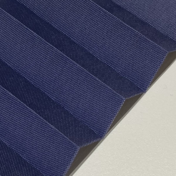 Pleated blind Samba Blue