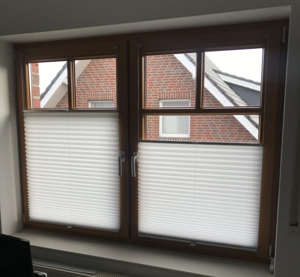 Pleated blind Kyoto Perl Platinum