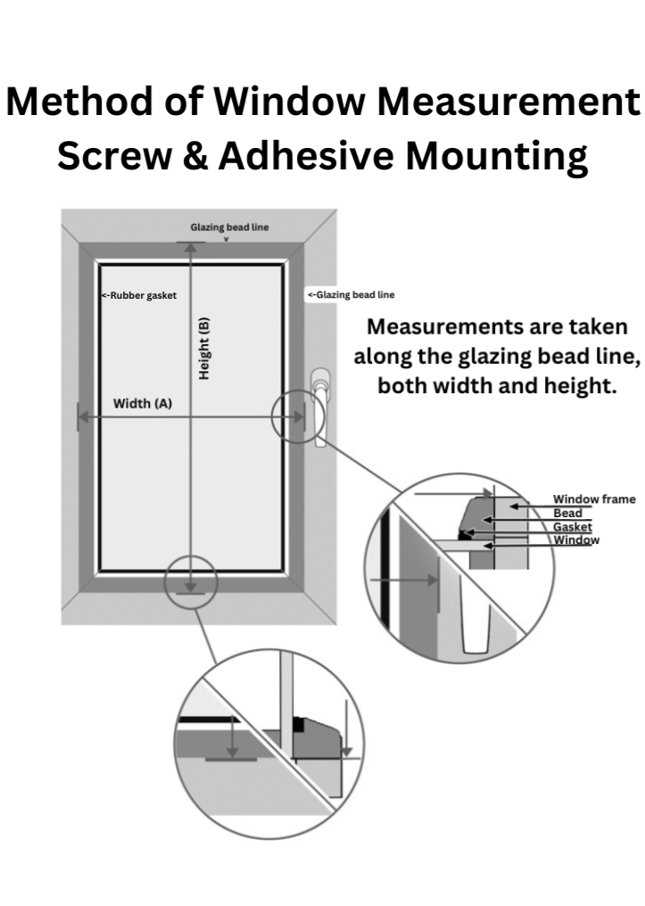 Measuring-screw-adhesive mounting