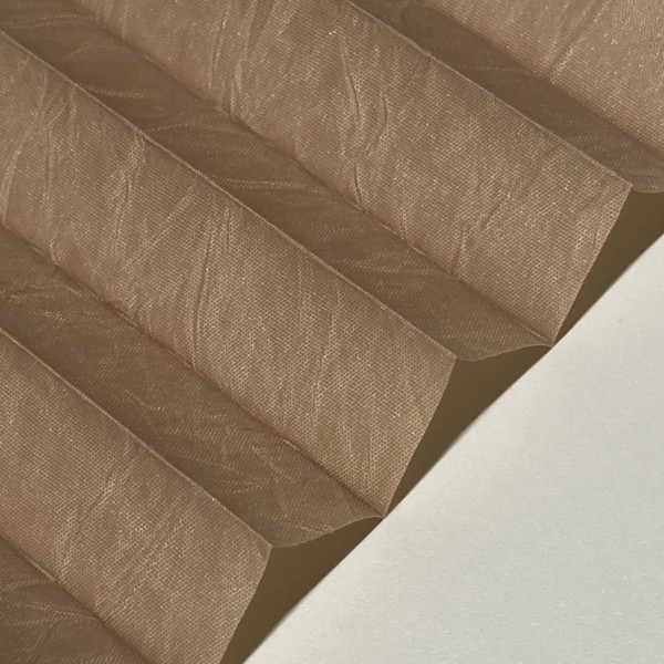Pleated blind Crush Perl Cappuccino