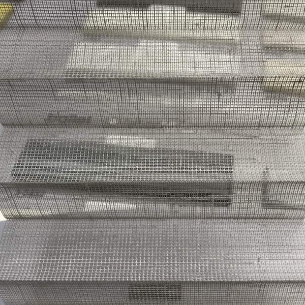 Pleated blind Jazz Transparent Grey