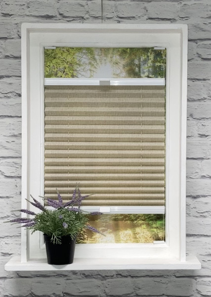 Pleated blind Sahara Beige