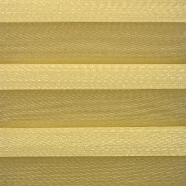 Pleated blind Miss Madagascar saffron