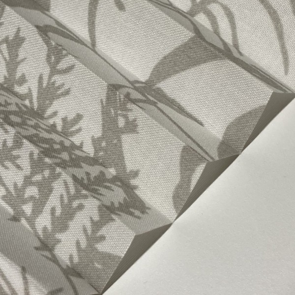 Pleated blind Tivoli gray-white