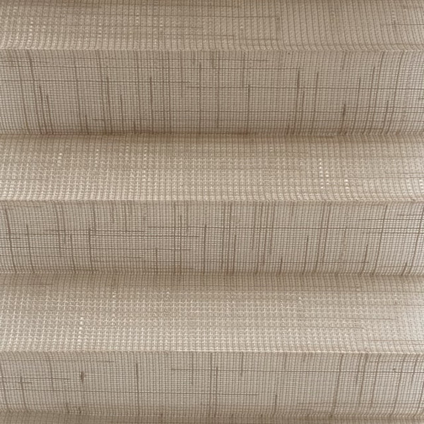 Pleated blind Jazz Transparent Brown