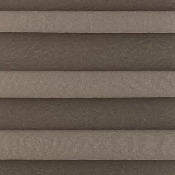 Pleated blind Crush-Light Brown