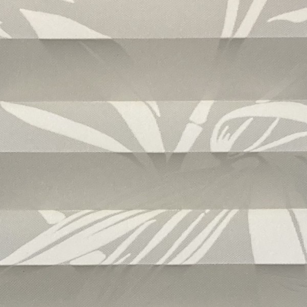Pleated blind Papyrus White