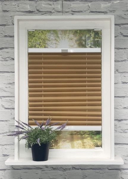 Pleated blind Crush-Light Beige