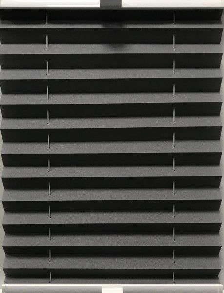 Pleated blind Flamenco dark gray