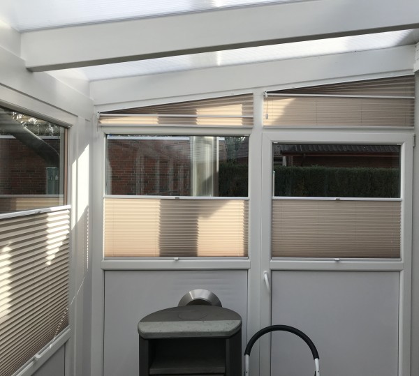 Pleated blind Kyoto Perl copper