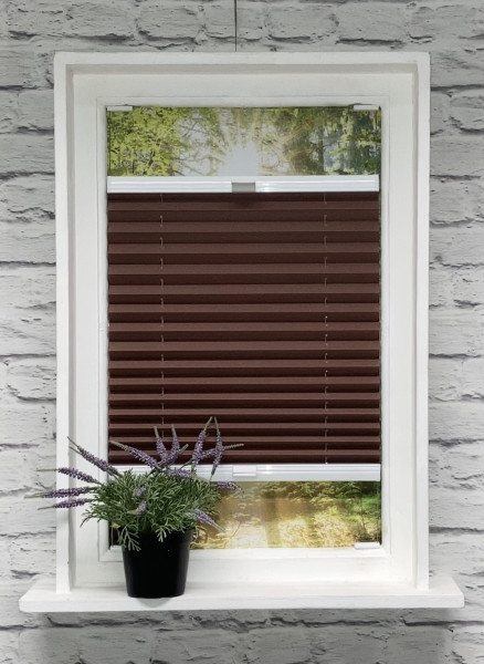 Pleated blind Kyoto-Solo Brown