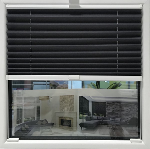 Plissee Kyoto-Solo Anthrazit