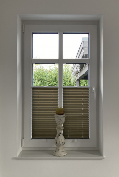 Pleated blind Vegas Metallic Silverstone