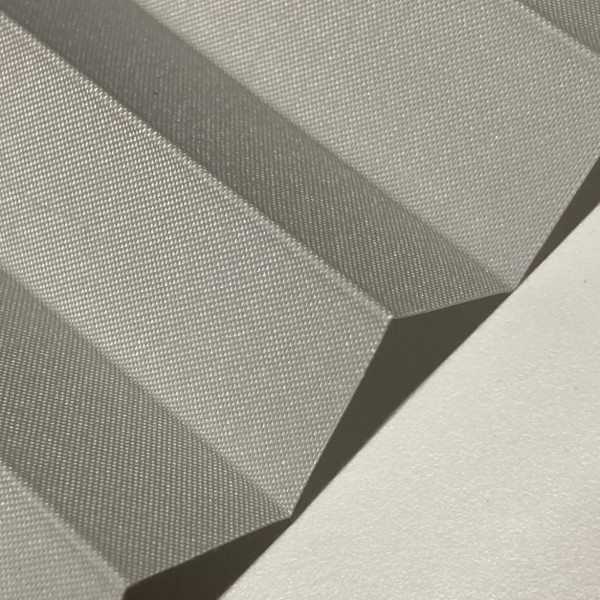 Pleated blind Sunset Blackout light gray