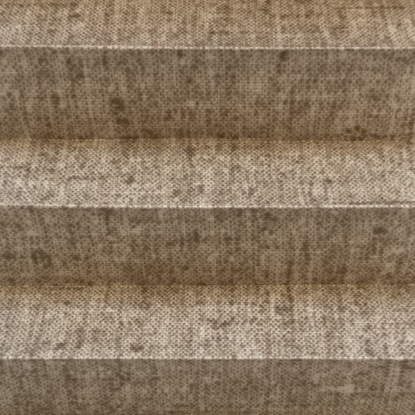 Pleated blind Sahara light brown