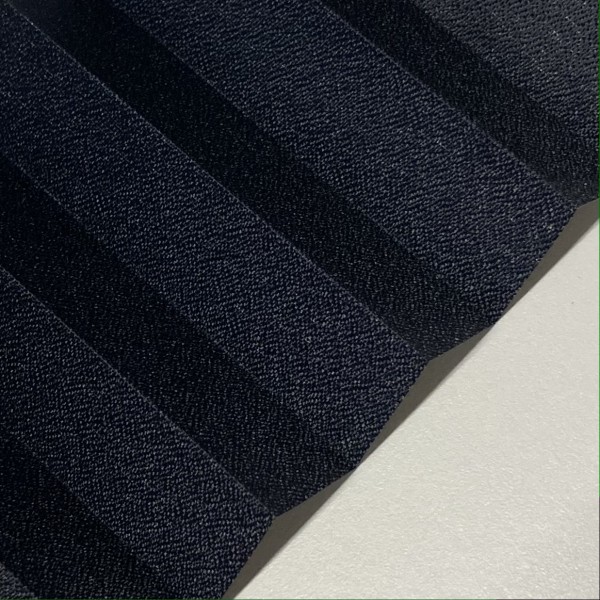 15mm slim pleated blind Kyoto Perl Black