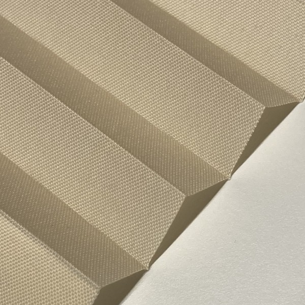 Pleated blind Samba Perl light beige