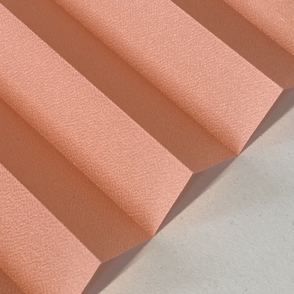 Pleated blind Kyoto Perl Rosé