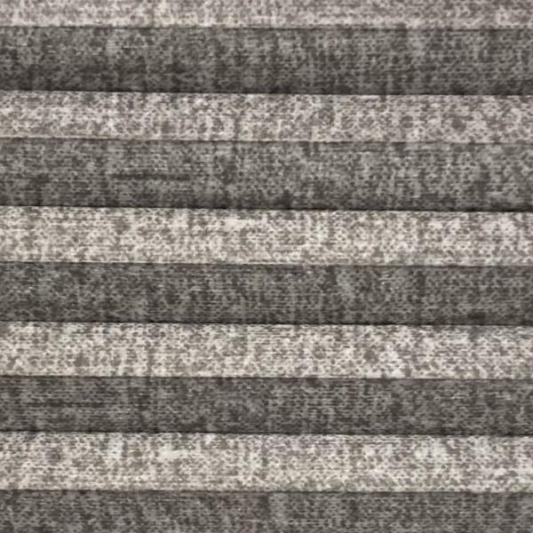 Honeycomb pleated blind Lambada Blackout gray-white