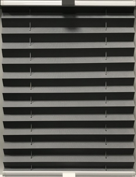 Pleated blind Sunset Blackout Gray