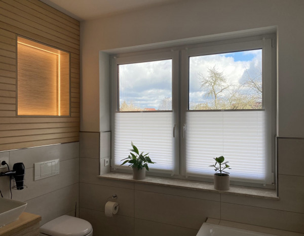 Pleated blind Kyoto Perl White