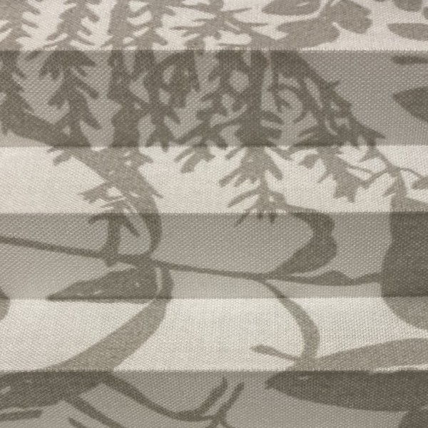 Pleated blind Tivoli gray-white