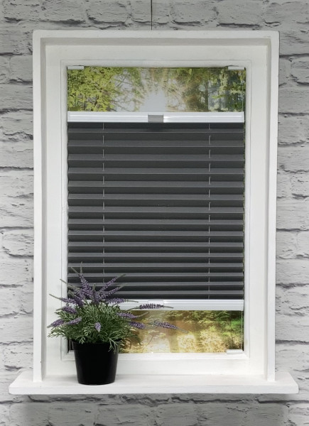 Pleated blind Samba Pearl Grey