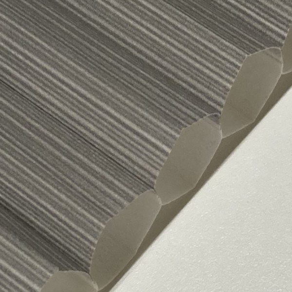 Honeycomb pleated blind Zorba dark gray