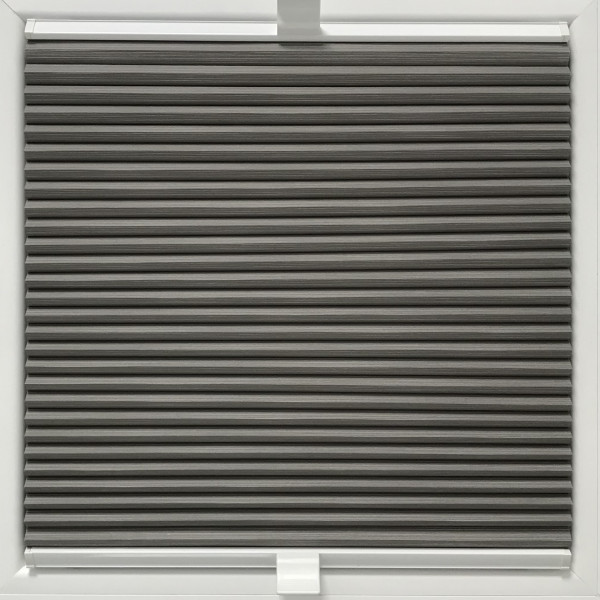 Honeycomb pleated blind Zorba Blackout Grey