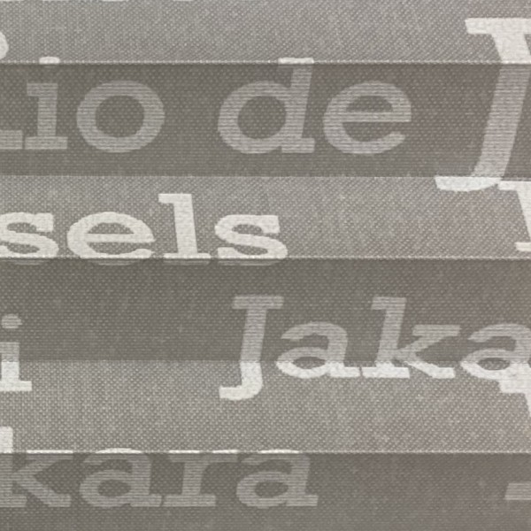 Pleated blind City's gray