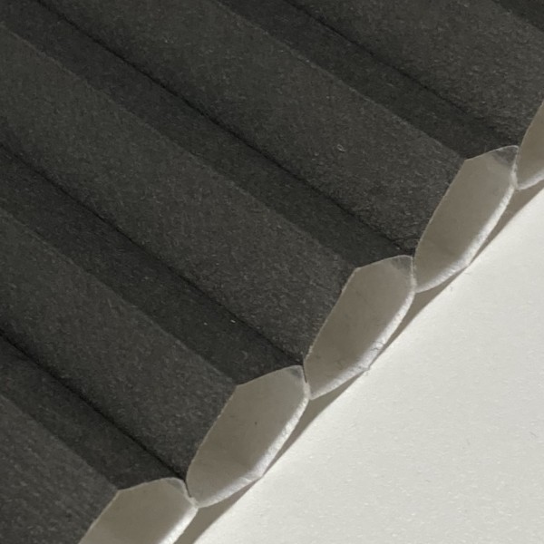 Honeycomb pleated blind Soft anthracite